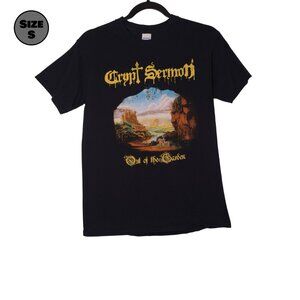 Crypt Sermon: Out of the Garden USED Shirt (S, Black, Doom Metal, Philadelphia)